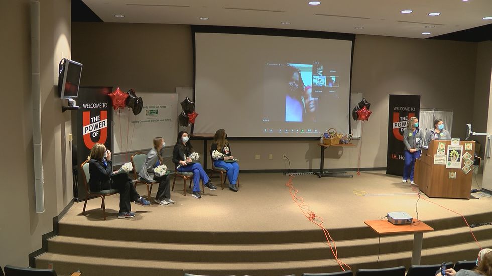 The ceremony was held at UofL Hospital Wednesday.