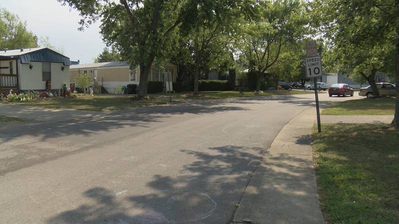 A man was beaten and left for dead at a mobile home park in southern Indiana.