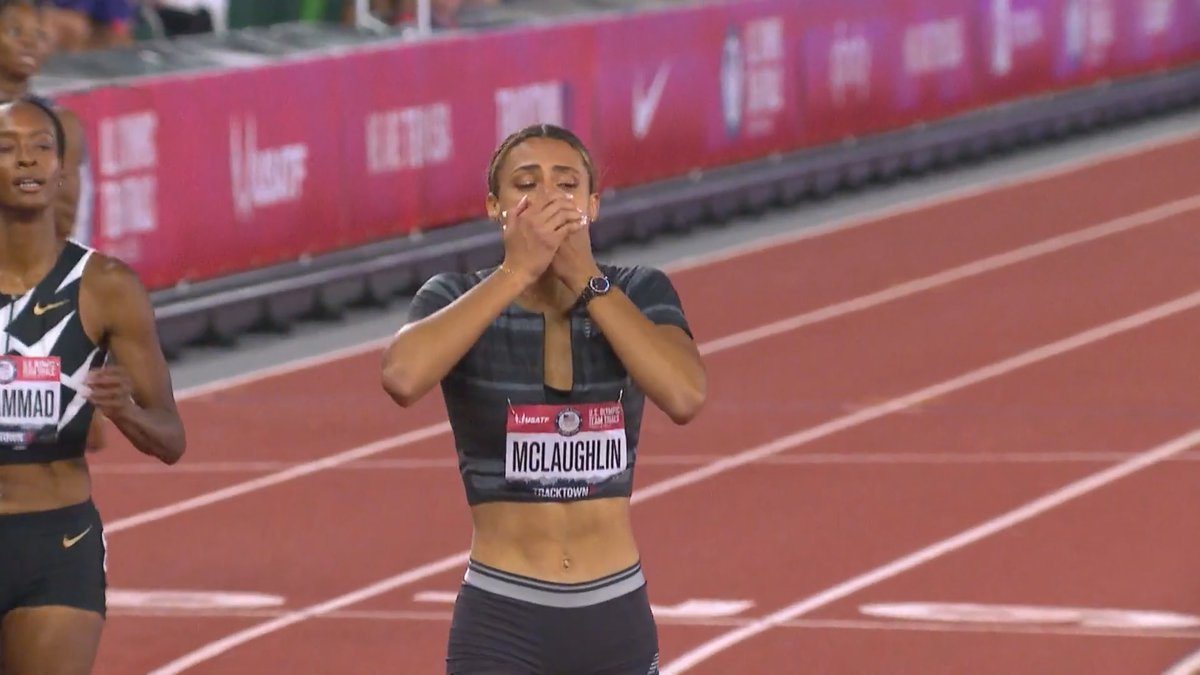 Womens 400m Hurdles World Record Sydney Mclaughlin Breaks World Record In 400 Hurdles At 