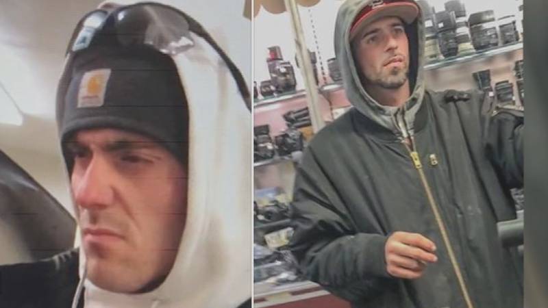 The two men are wanted by LMPD in connection to theft in the Highlands.