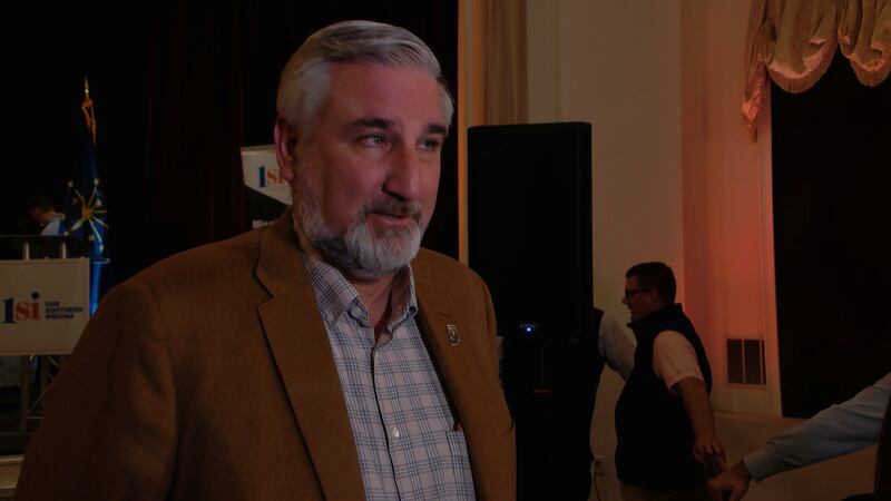 Indiana Governor Eric Holcomb discussed his stance on a number of recent issues as part of a...