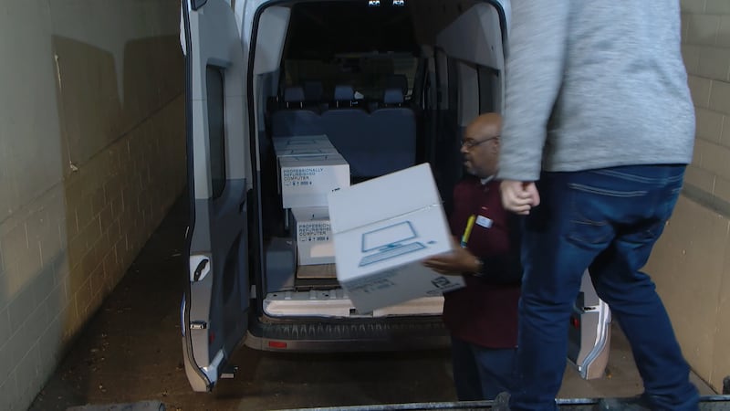 Three nonprofit organizations have worked together to gather and donate technology equipment...