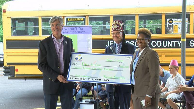 Thousands of dollars from Kosair will directly help support the Feeding Kids initiative.