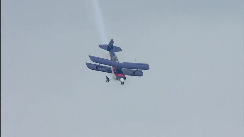 Billy Werth in Pitts S2C video still Thunder Over Louisville air show