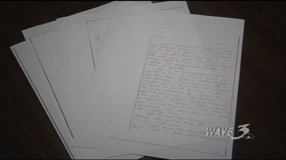 Copies of letters from the inmates.