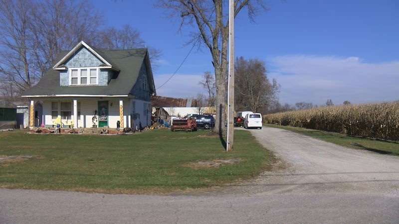 homework then and now State police seized two shipping containers from this farm in Scott County, Indiana Wednesday