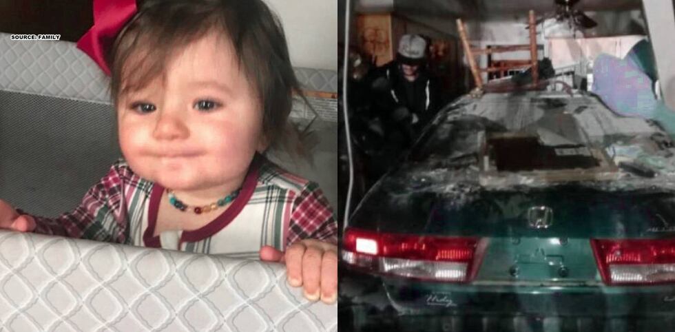 10-month-old Aubriella Fulcher is recovering after being hit by an alleged drunk driver who...