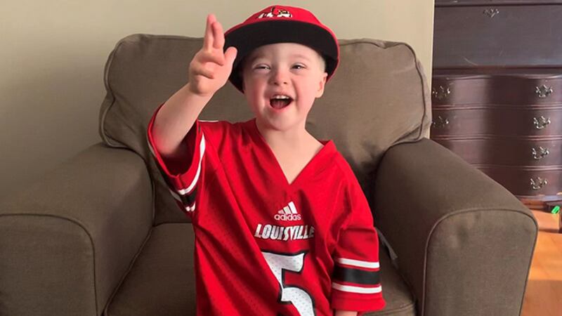 Cards superfan Allen Norton is a 4-year-old with Down syndrome. He needed heart surgery at...