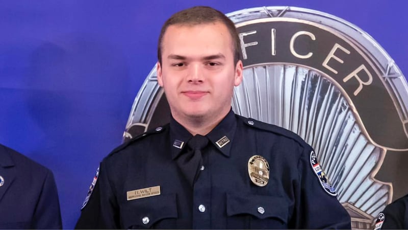Officer Nickolas Wilt is making progress after his first week in a rehabilitation facility.