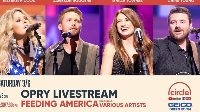 Circle will air another live broadcast from The Opry to help raise money and awareness of food...