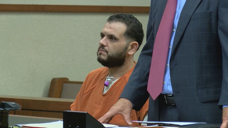 Bashar Ghazawi in archive footage from WAVE News during a previous court appearance.