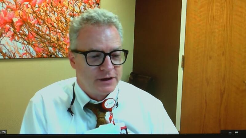 Dr. Stephen Taylor, chief medical officer at UofL Peace Hospital.