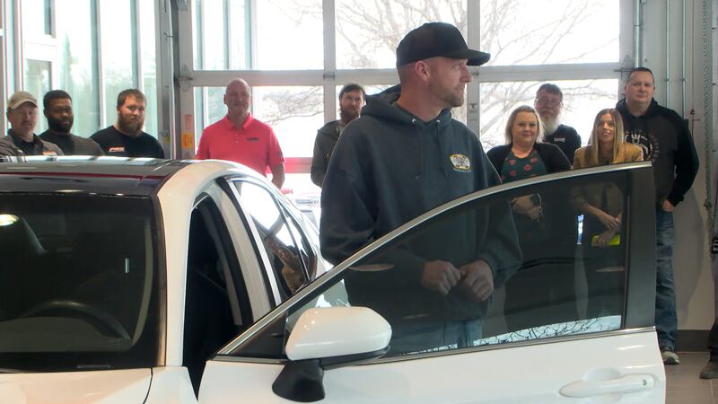 One Kentucky resident was surprised on Friday with a refurbished vehicle of his own.