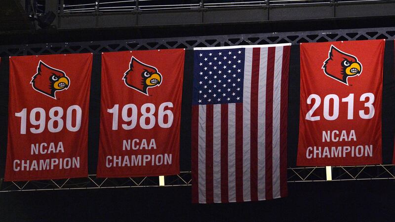 UofL Athletic Director Josh Heird said a new banner would hang from the rafters where the 2013...