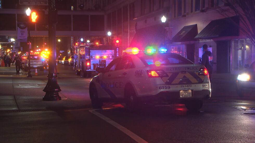 The shooting happened Tuesday night in the 300 block of West Muhammad Ali Boulevard.