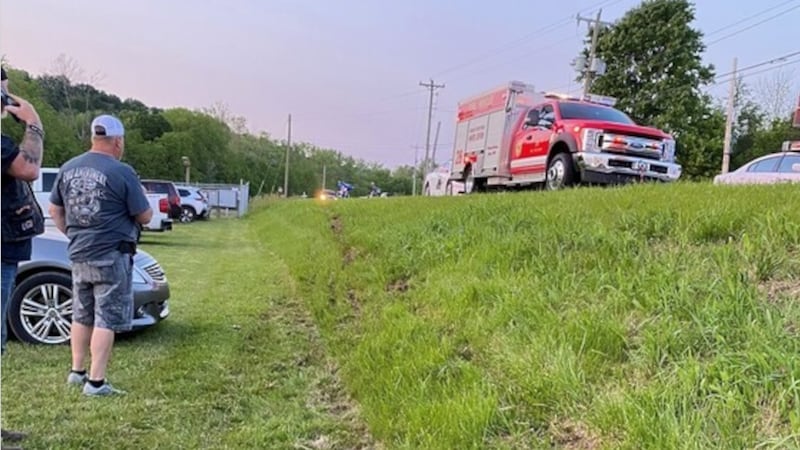 The crash happened around 8:45 p.m. near the Lanesville baseball and softball fields just of...
