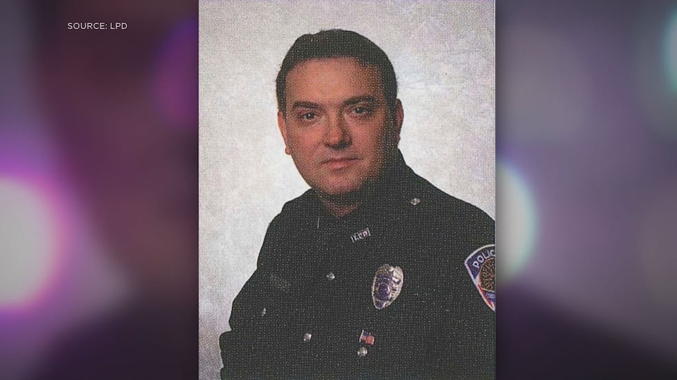 This picture of Roger Marcum is from the first time he worked for Louisville Police.