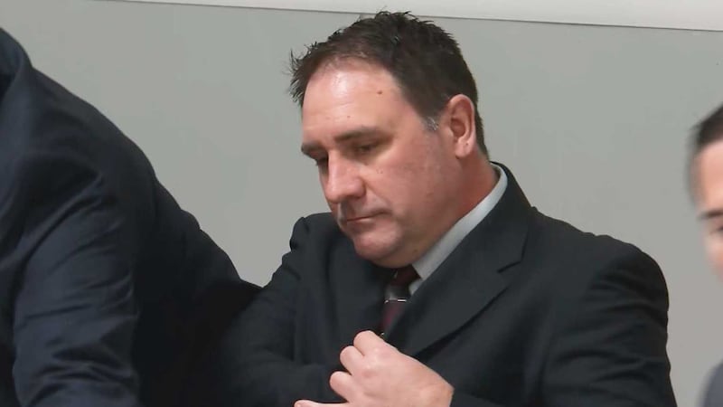 Myles Cosgrove, one of three Louisville Metro Police Department officers fired in connection...