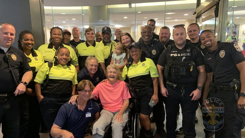 Gertrude Schaftlein was released from the hospital on Thursday, the LMPD announced in a...