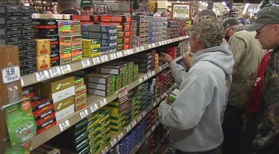 People buying ammo at Cabela's