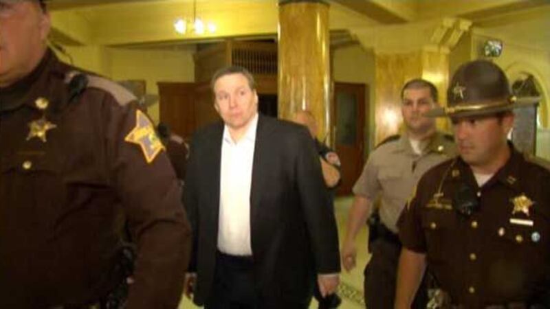 David Camm leaving the Boone County, Ind., Courthouse after his acquittal in October 2013.
