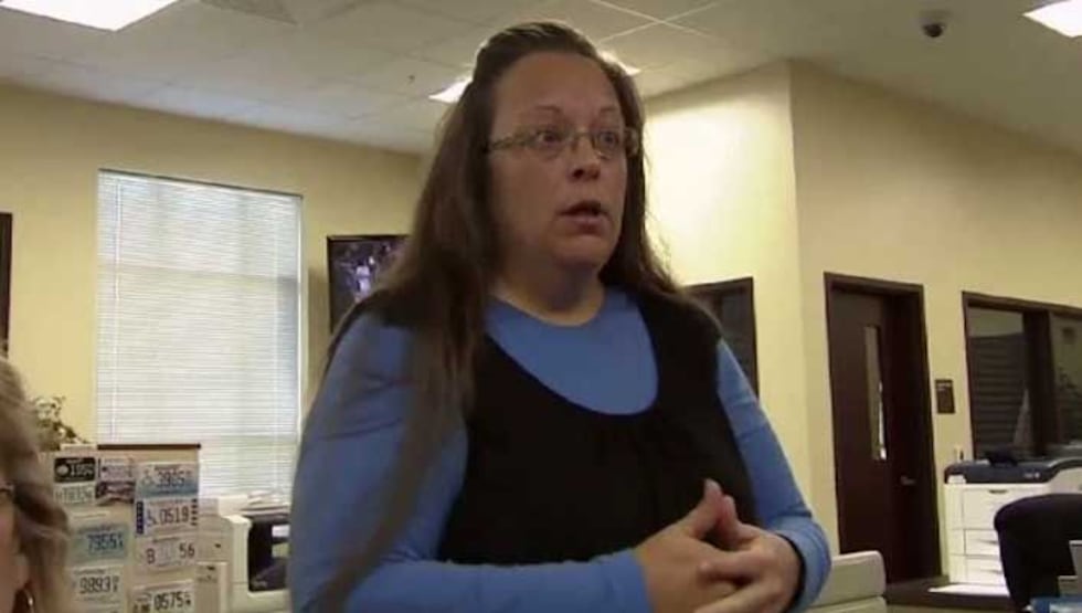 Rowan County Clerk Kim Davis (Source: WLEX)