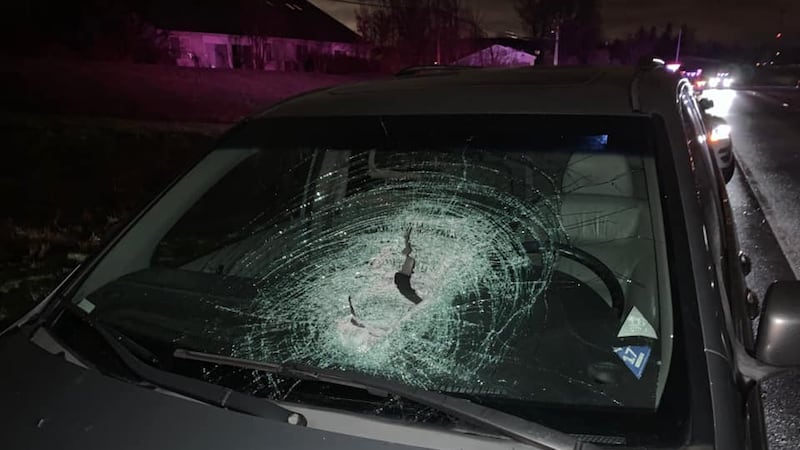 The Boone County Sheriff’s department is searching for the person who threw a large rock into...