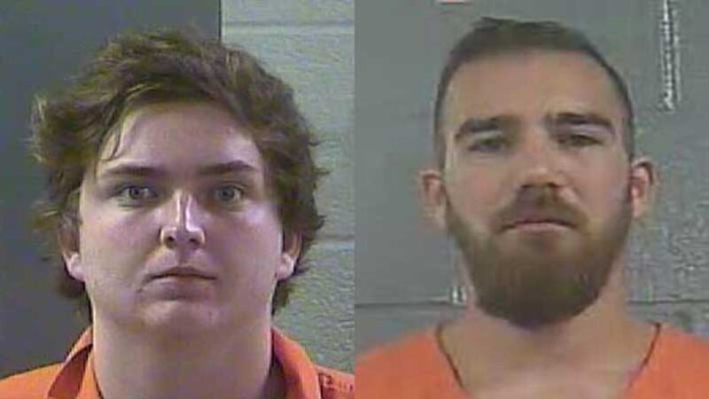 Keegan Smith, left, and Anthony Sansone, right, were arrested.