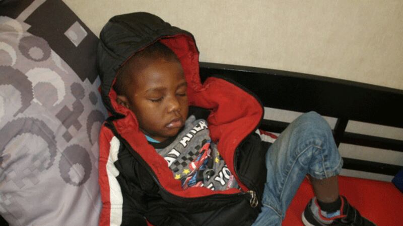 This small boy, Quincy, was "found abandoned" at the JCPenney store in Symmes Township off...