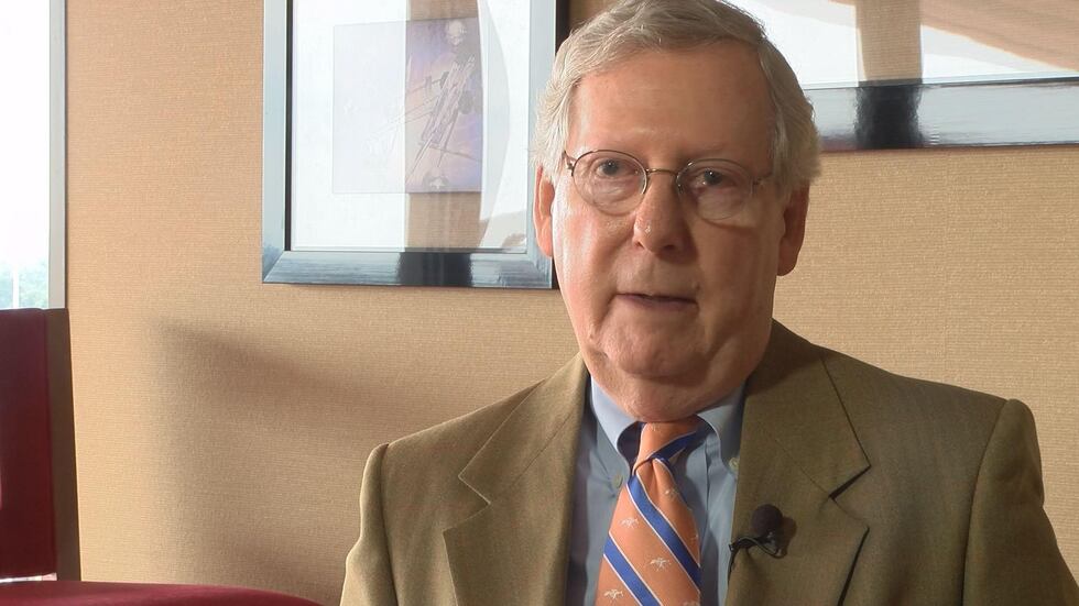 Senator Majority Leader Mitch McConnell (Source: WAVE 3 News)