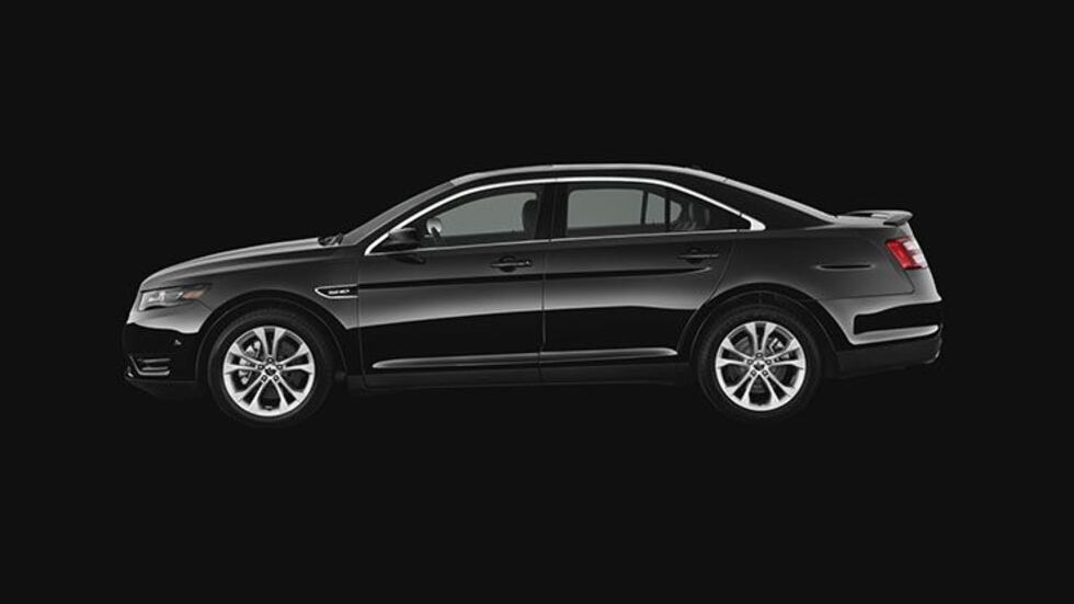 The stolen LMPD car was a black Ford Taurus. (Source: MotorTrend.com)