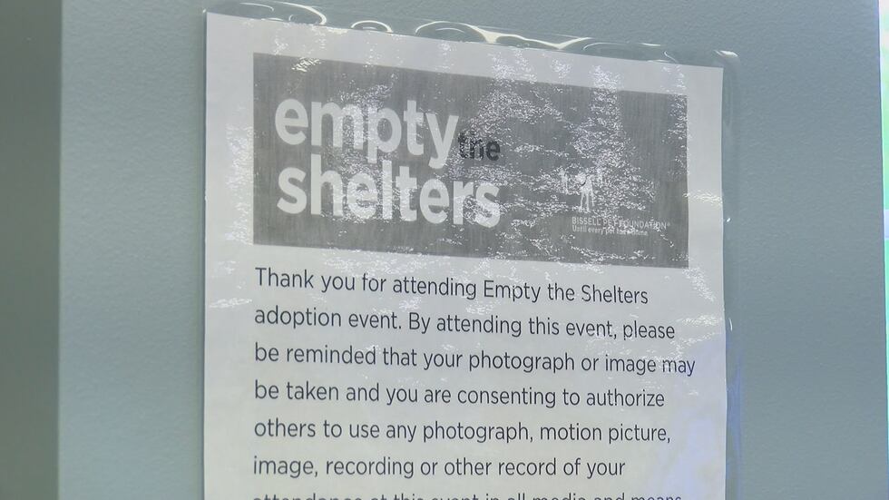 The KHS adoption event found 60 animals new homes.