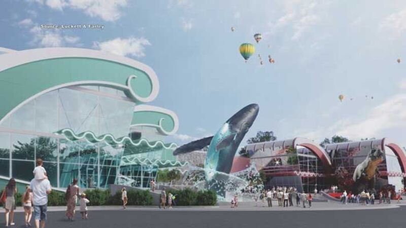 A 200,000 square foot aquarium and dinosaur park is likely heading to southern Indiana....
