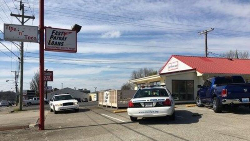 Fast Payday Loans was robbed on Monday. (Source: The News Enterprise)