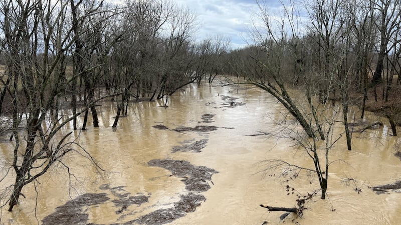 Rolling Fork after heavy rainfall on Jan. 3, 2023.