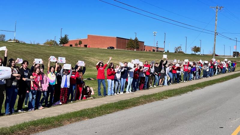 Dozens of students from Bloomfield Middle School in Nelson County protested the county’s...