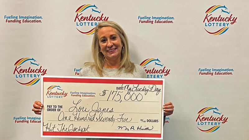 Louisville woman wins lottery scratch-off prize at company holiday party