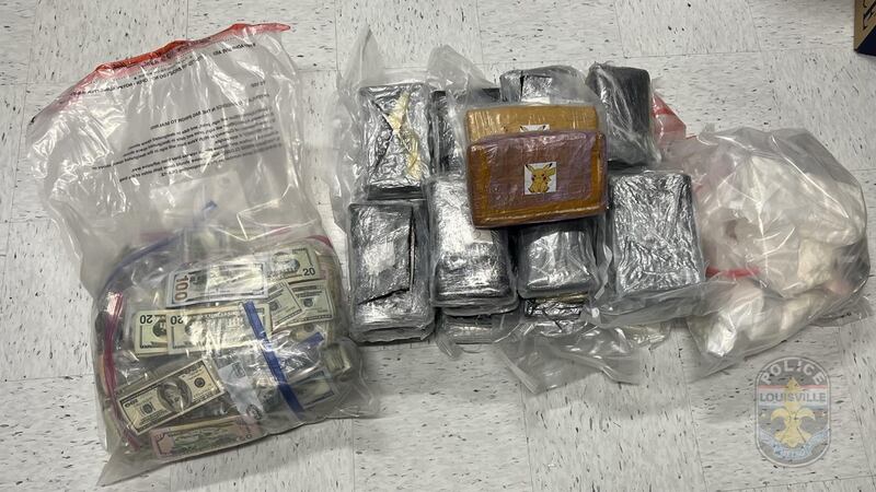 Louisville police, working with other agencies in a joint investigation, seized 52 kilos of...