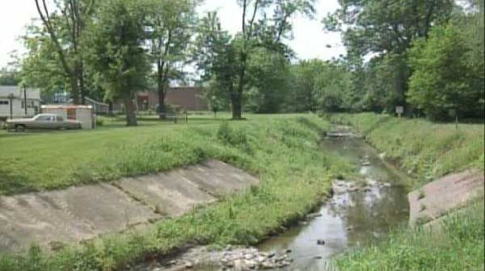 Area behind Liberty High School where Trey Zwicker's body was found.