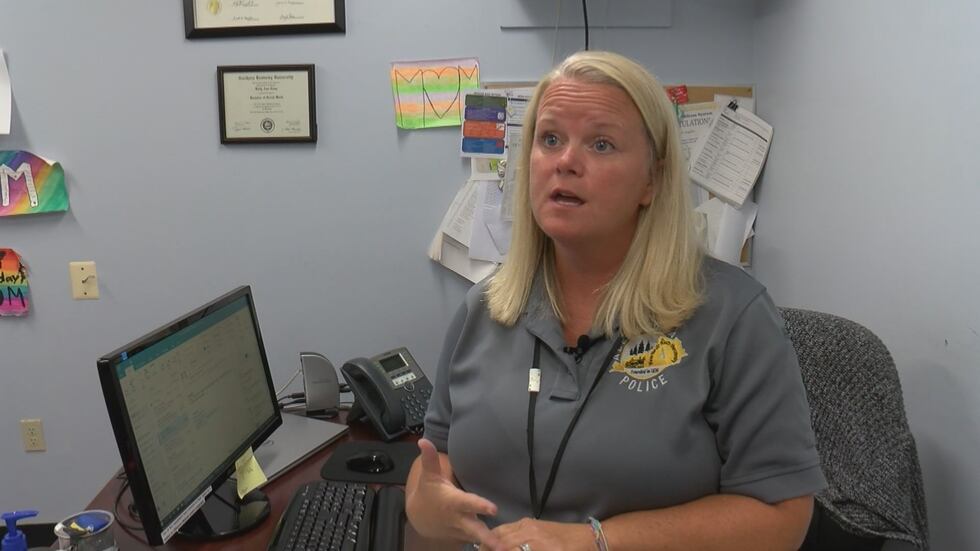 Kelly Pompilio has been a member of the Alexandria, Ky. Police Department for four years, but...