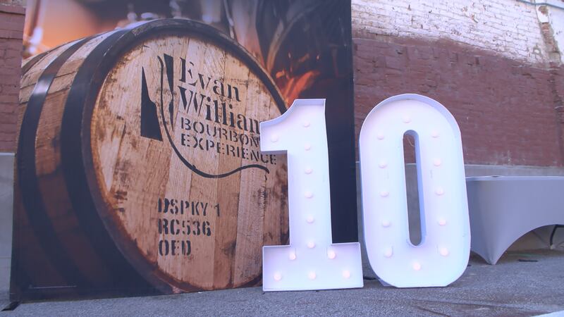 Evan Williams celebrated 10 years at its downtown Louisville location Saturday.