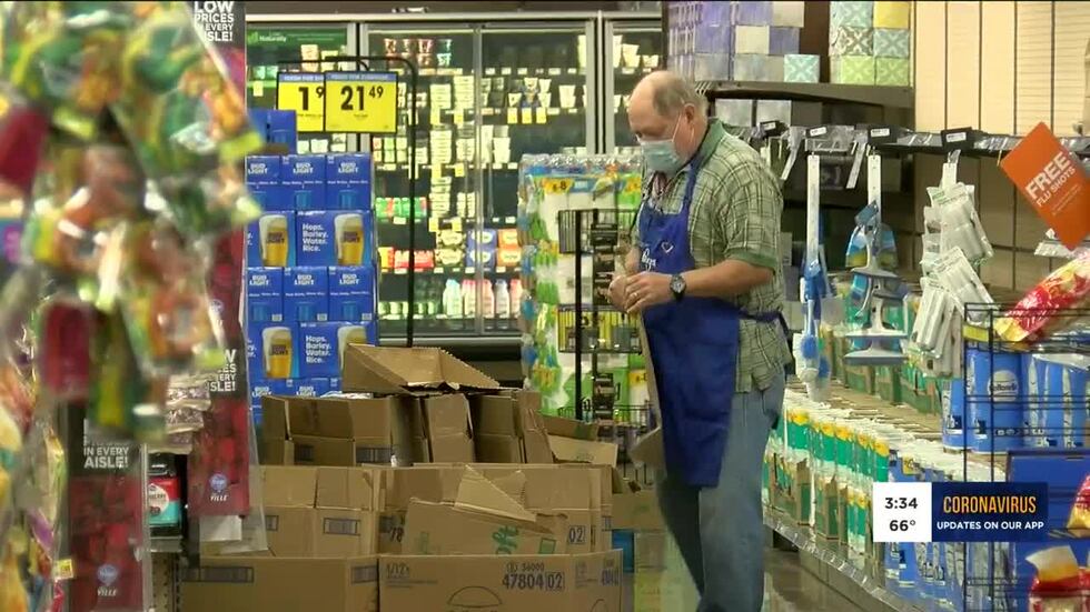 The donation happened during the first hour of shopping from 7 to 8 a.m., the hour dedicated...