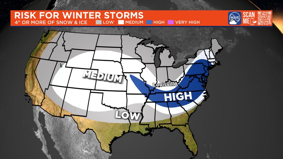 While "winter storm" can be defined differently across the country, these are the current risk...