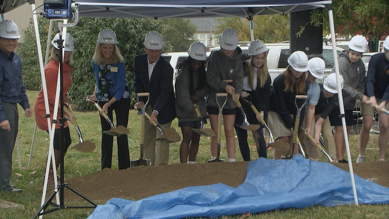 Construction began Friday for a $4 million expansion of Meredith-Dunn School in Louisville.