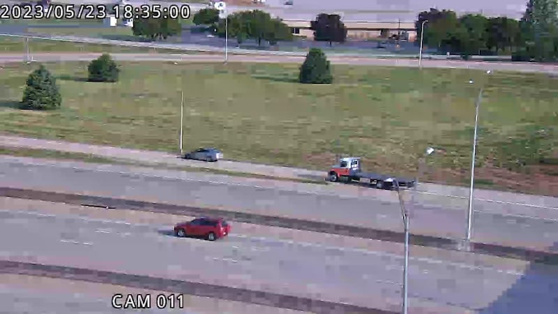 TRIMARC confirmed the crash happened around 5:15 p.m. and involved one vehicle at the I-264...