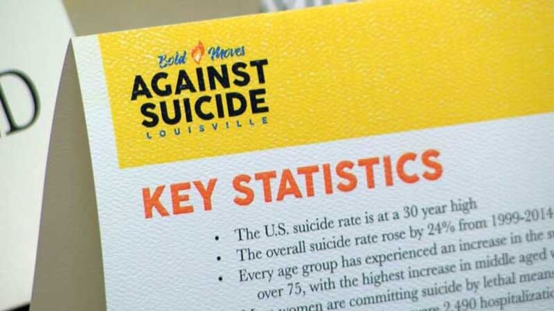 Suicide warning signs to look out for include a change in mood or behavior and a sense of...