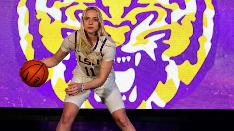 Van Lith posted about the move on her social media page, showcasing her new LSU #11 jersey.