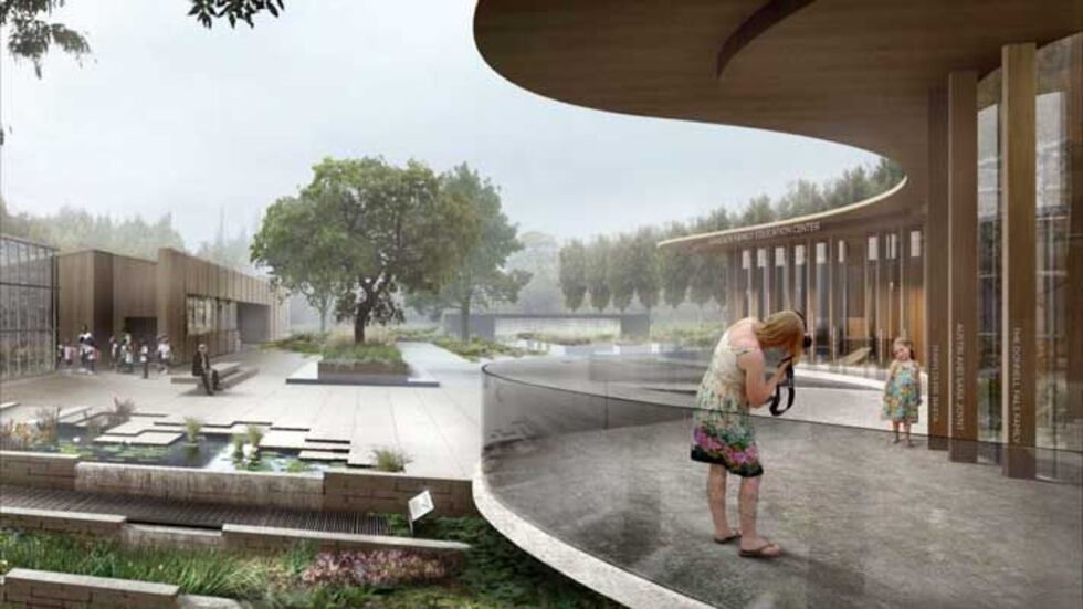 Building construction on the Graeser Education Center started this week. (Source: Waterfront...