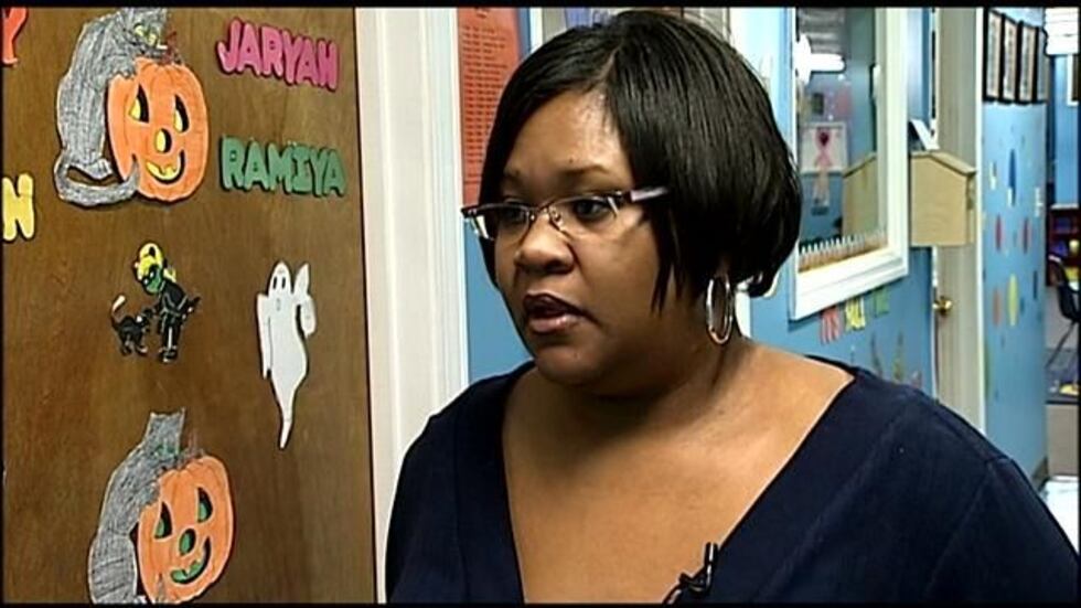 Stephanie Melson during a WAVE 3 interview.